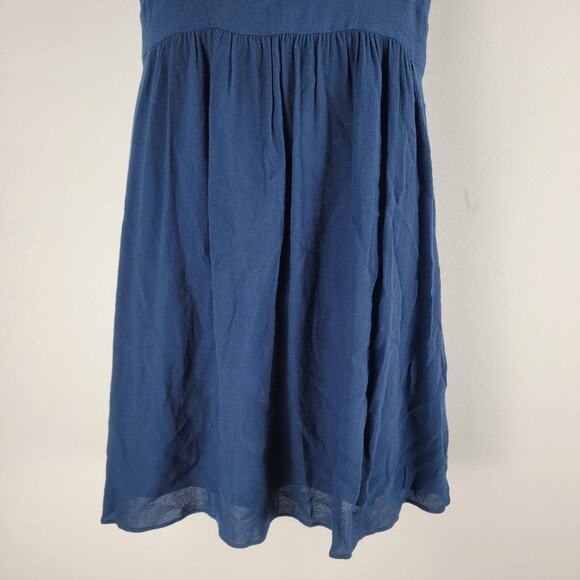 Rebecca Taylor Sleeveless Fit And Flare Dress Blue Short Size 8 - Picture 3 of 6